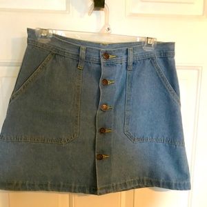 Jean skirt